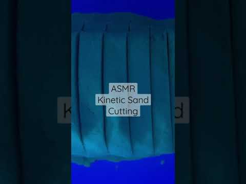 ASMR Kinetic Sand Cutting #asmr #shorts #kineticsand