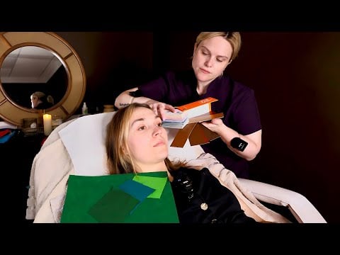 ASMR Real Person Colour Analysis For Deep Relaxation