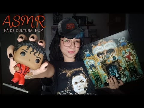 ASMR Com Minha Coleção ( Fã de Cultura Pop) 🎤🎶