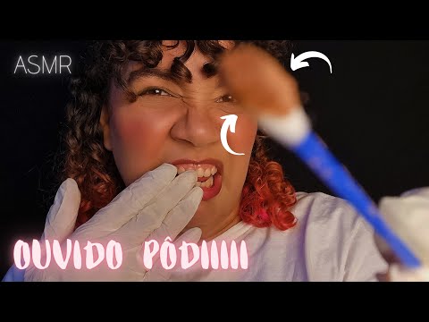 ASMR LIMPEZA DE OUVIDO 🧼👂