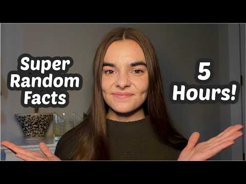 ASMR 5 Hours of Whispering Super Random Facts | Compilation