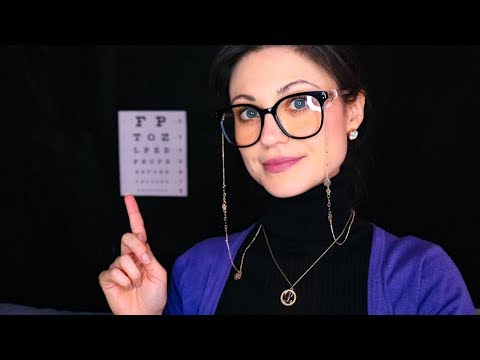 [ASMR] EYE EXAM Deutsch & Glasses Fitting Roleplay ~ ASMR Deutsch/German