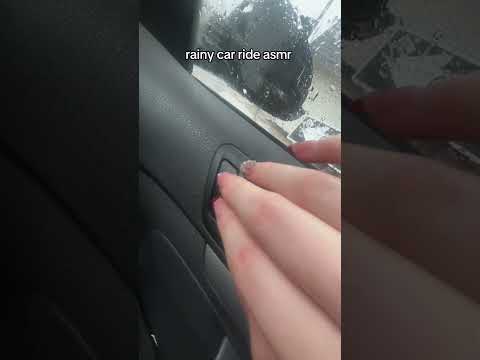 rainy car ride asmr #asmr #rain #rainsounds #relaxing