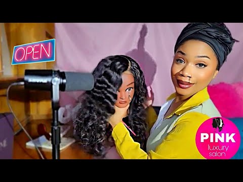ASMR ~ GHETTO Hairstylist With EXTREMELY Long Nails Does Your Hair @LuvmeHairOfficial