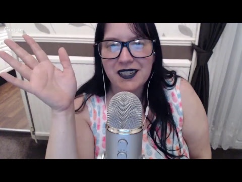 Asmr Totally Tingly Live Stream! Whisper your names / Trigger words & Brushing Mic/ Slime - 22:30gmt