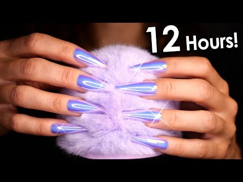 ASMR 12 Hours Head Massage Without Interruption (No Mid Roll Ads) 😴 4k No Talking