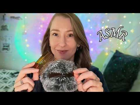 ASMR | Combs on Fluffy Mic Sounds 🪮✨ | Intense, Close Scratching & Tapping 🤤