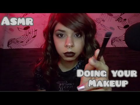 ASMR ◇ Goth girl doing your makeup 🖤