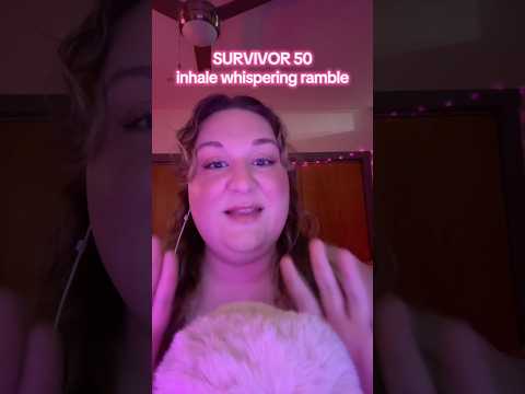 Where are my survivor fan??? #asmr #survivor