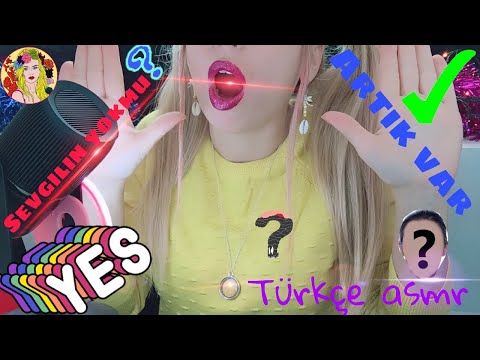 Türkçe asmr / SevgiliN yok mu? Artık var /👍🏻🥰👍🏻\