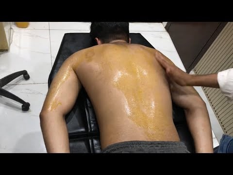 ASMR DEEP BACK MASSAGE 💈| Lowerback Pain Relief | ✨