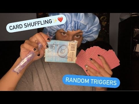 ASMR - Card Shuffling & More (Sabrina)