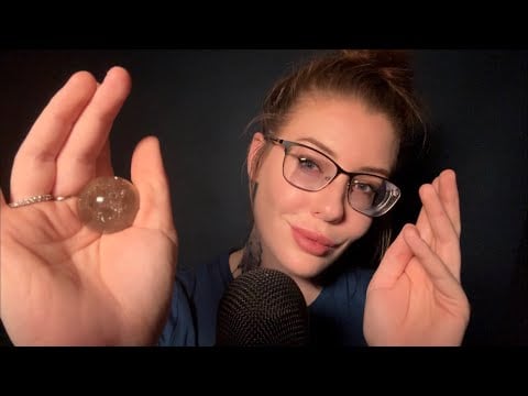 ASMR Calm & Subtle Hand Movements with Whispering