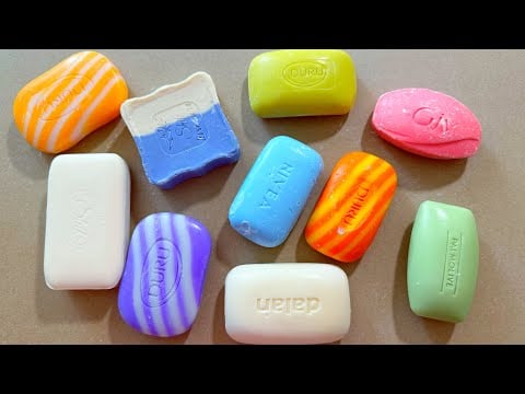 Dry Soap carving ASMR\ relaxing sounds\ No talking. Satisfying ASMR video\ Cutting soap