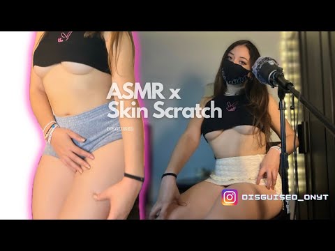 ASMR💕INTENSE AND CHAOTIC BODY TRIGGERS (fast & aggressive) fabric & skin scratching, mouth sounds☺️