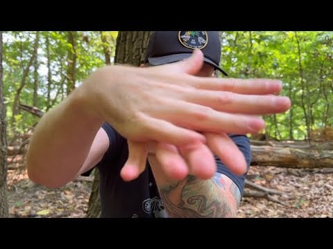 ASMR Fast and Aggressive Hand Sounds in a Park