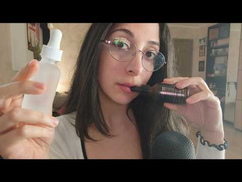 ASMR mouth sounds con boccetta contagocce 