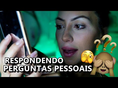 ASMR: SUSSURRANDO AS RESPOSTAS DAS SUAS PERGUNTAS PESSOAIS