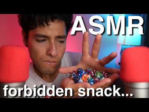 ASMR | Eating Dice (Clacky Mouth + Teeth Sounds)