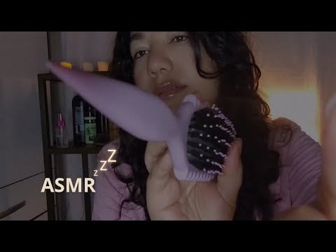 ASMR No Talking (sem fala) SPA De Cabelo + Face + Massagem | SONS REAIS e IMERSIVOS!