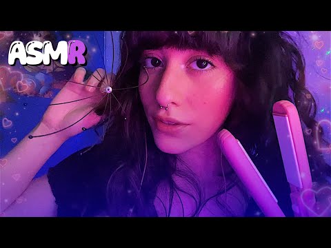 ASMR MEXENDO no seu CABELO até você DORMIR (cafuné, piolho, sons de boca e +)