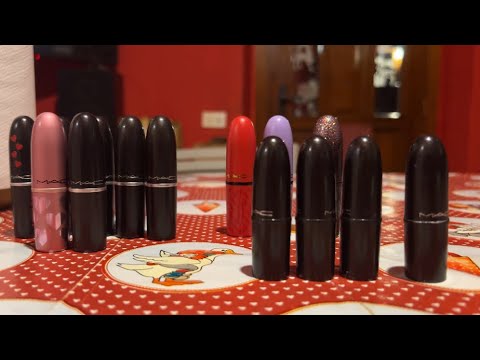 ASMR ITA * SHOW AND TELL * Rossetti MAC* i miei gioiellini🤩💝* OnlyRED ASMR