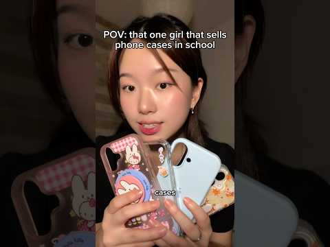 that one girl who sells phone cases at school #asmr