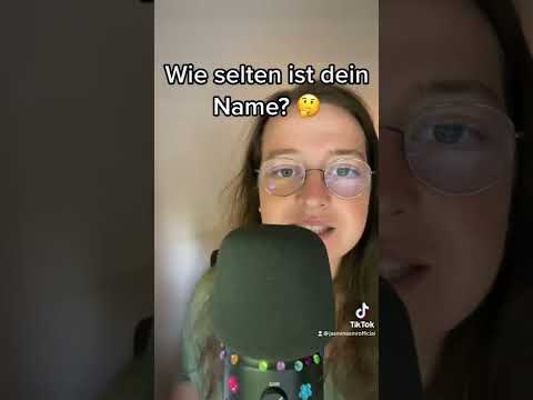 Wie selten ist dein Name? 😴🤔 #shorts #shortsvideo #asmr