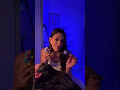 ASMR: Teste de sensibilidade na minha cobaia, mas deu errado 😳 #asmr #humor #comedia