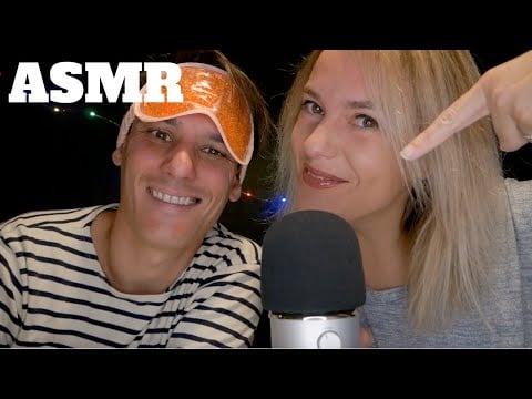 ASMR FR ❤️ ASMR en couple ! Je fais deviner des triggers à Papa Écureuil !