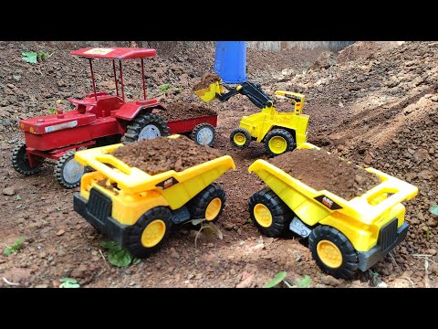 JCB fully loading sand mini tractor | Sonalika rx60 tractor | tractor video