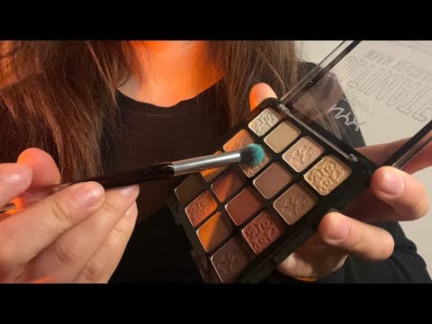 ASMR doing your makeup RP ✶⋆.˚🤍 no talking & gentle tapping 
