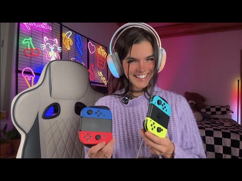 ASMR | Gamer Girl gives you a close up attention 💖