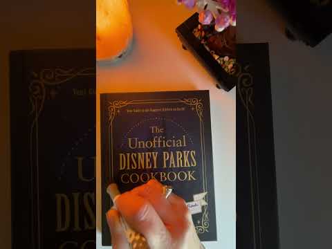 ASMR Sounds and Visuals with the Unofficial Disney Parks Cookbook