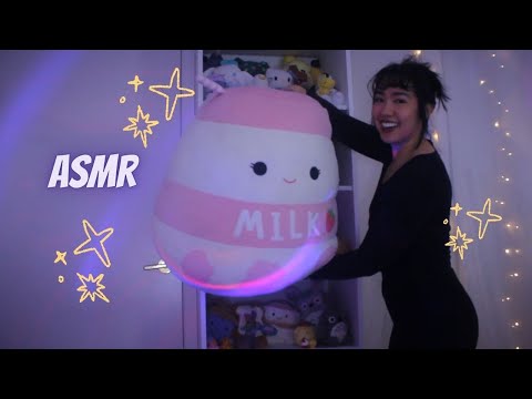 ASMR NO CENÁRIO | Coleção de Bichinhos de Pelúcia (squishmallow, jellycat, hello kitty)