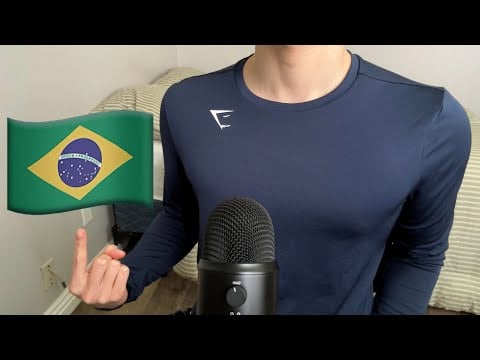 ASMR | Learn Portuguese with me on Duolingo (ASMR em Português)