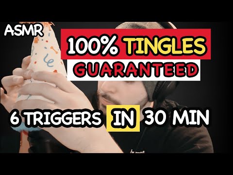 ASMR 6 Tingly Triggers in 30 Minutes