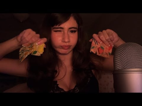 ASMR ~ Experimental, first time using bees wax wrap 🐝