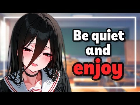 Popular Girl Teases You Under Your Desk ♡ [Spicy] [FDom] [Flirty] ASMR Girlfriend Roleplay