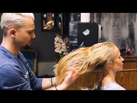 ASMR Female Massage | Emotional ASMR Experience In Male's Barber Shop