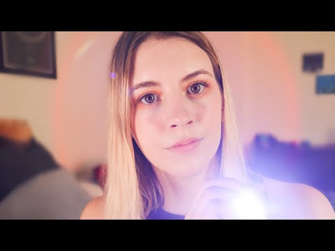 ASMR Fast-Paced Light Tests for Sleepy Eyes (Light Triggers, Whispered etc.)