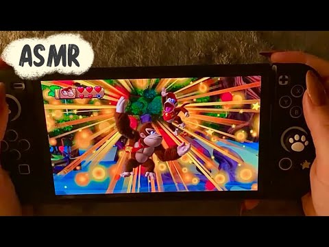 ASMR - Let's Play DONKEY KONG on Nintendo Switch - Clicky Whispers