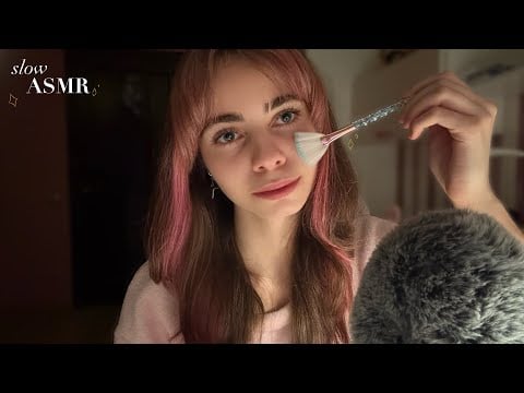 АСМР Трейсинг по твоему лицу + Звуки рта🤍ASMR Tracing on your face + Mouth sounds