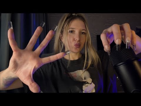 📕ASMR Быстрые триггеры + тест из 5 вопросов •звуки рук,рта,таппинг / fast triggers 