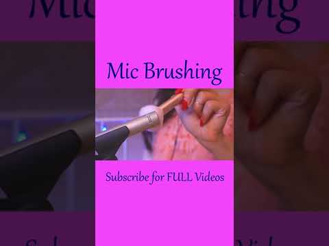 ASMR Mic Brushing 🌟 Sooo Tinglyyy #shorts