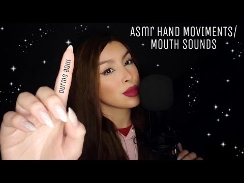 asmr Hand moviments com mouth sounds💤💤