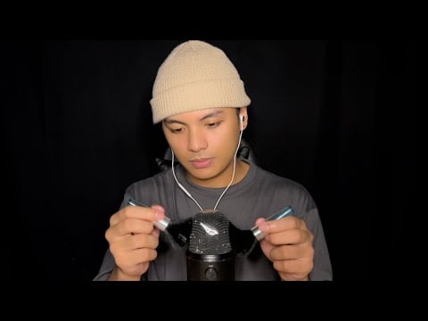 ASMR | Inaudible Whisper Interview (Mouth Sounds, Keyboard Typing, Mic Brushing, Wood Tapping)
