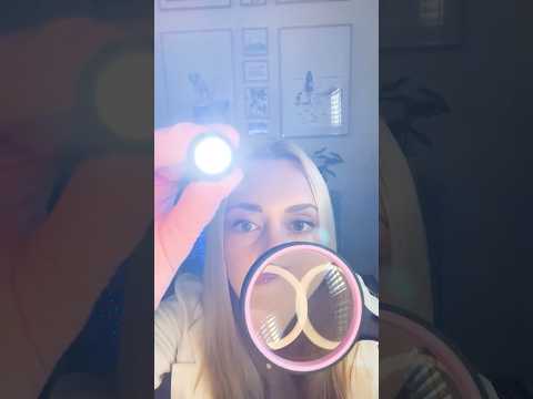 ASMR skin analysis #relax #visualtingle #asmrforsleep #triggersforsleep