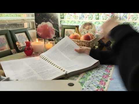 Ad-free ASMR; flipping pages through cookbook - soft spoken commentary