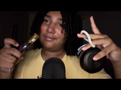 ASMR: Je te prépare pour ta soirée (visuel, bruits de bouche et chuchotements) 